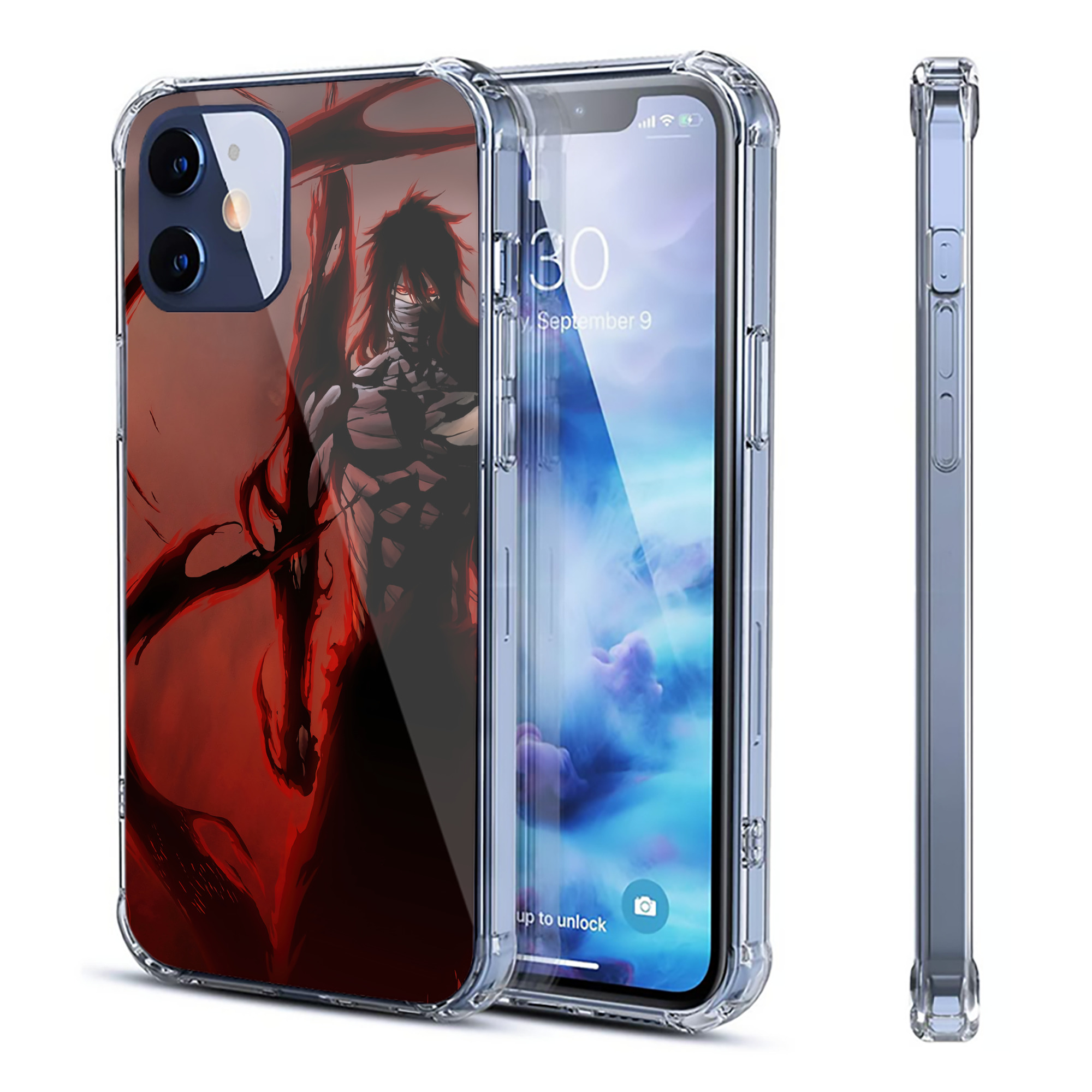 （画像用） ブリーチ BLEACH 【iPhone 12シリーズ対応】透明スマホケース（クリアソフトケース）